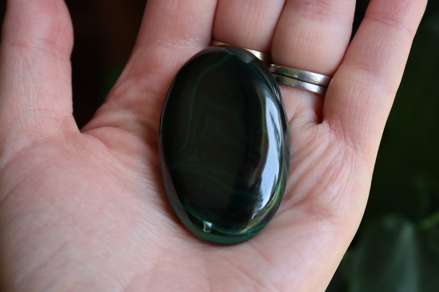 Malachite pocket stone 7 new