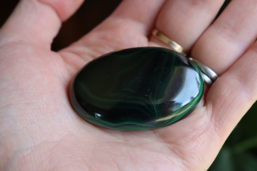 Malachite pocket stone 7 new