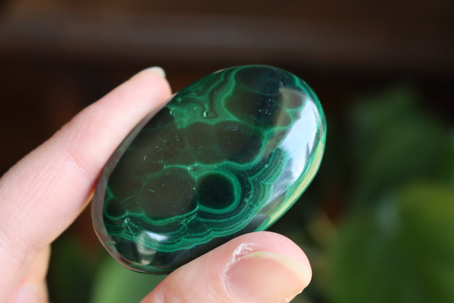 Malachite pocket stone 7 new