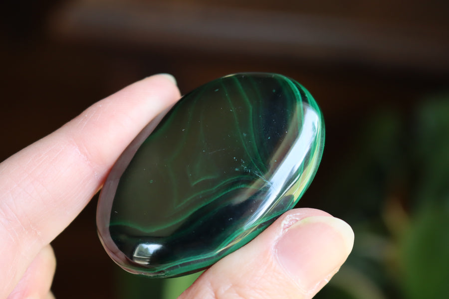 Malachite pocket stone 7 new