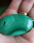 Malachite pocket stone 8 new