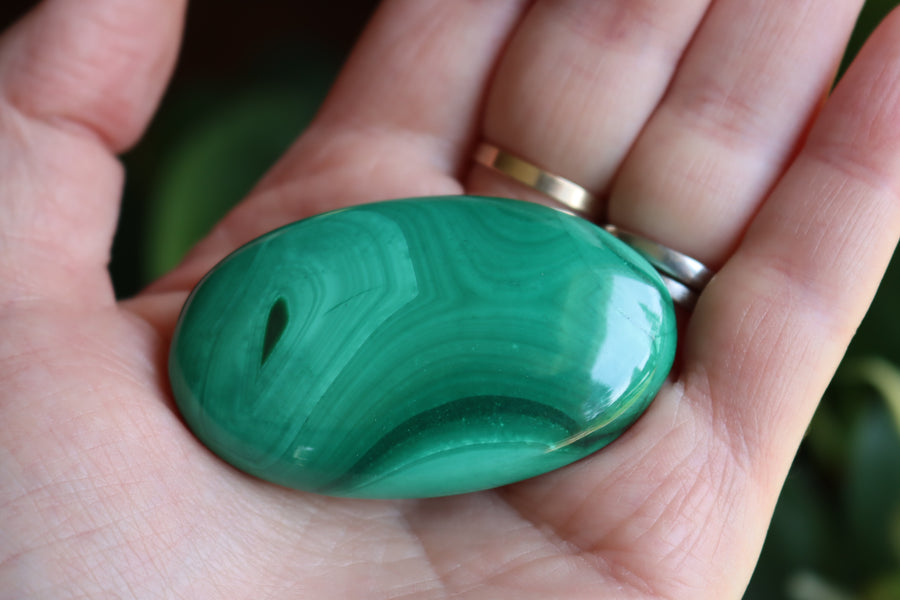 Malachite pocket stone 8 new