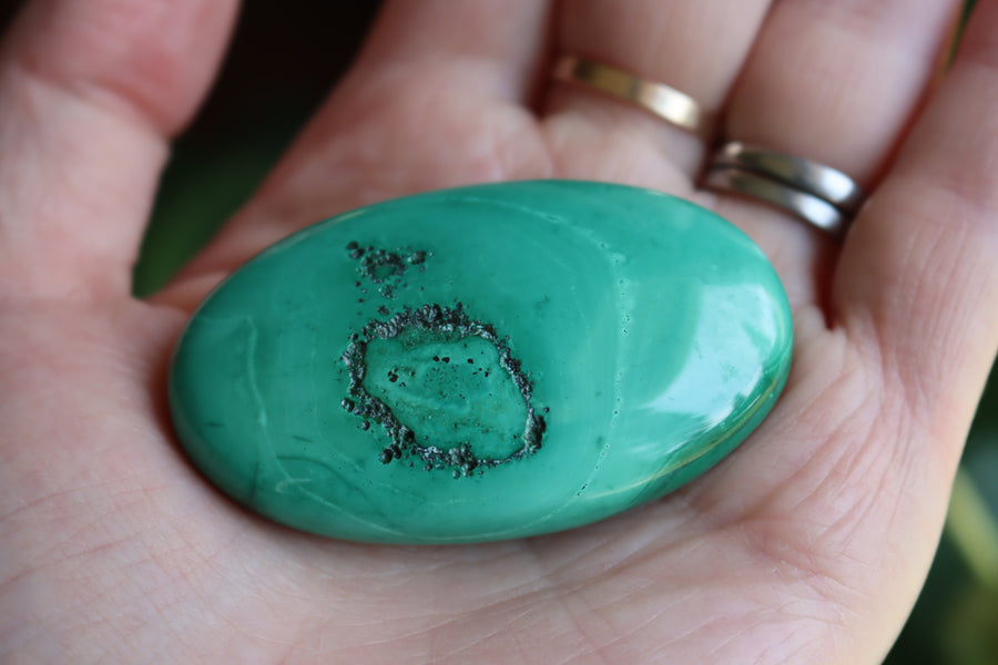 Malachite pocket stone 8 new