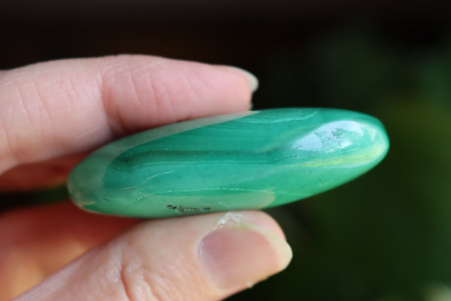 Malachite pocket stone 8 new