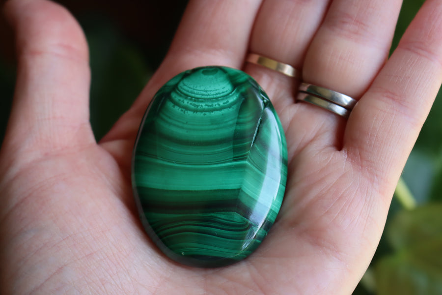 Malachite pocket stone 9 new