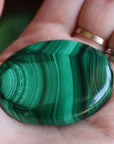 Malachite pocket stone 9 new