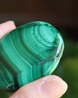 Malachite pocket stone 9 new