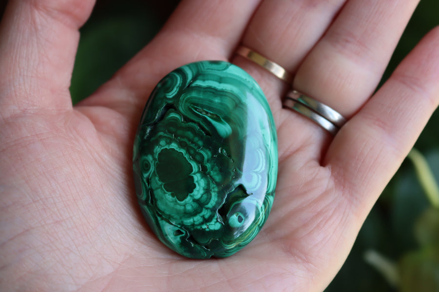 Malachite pocket stone 10 new