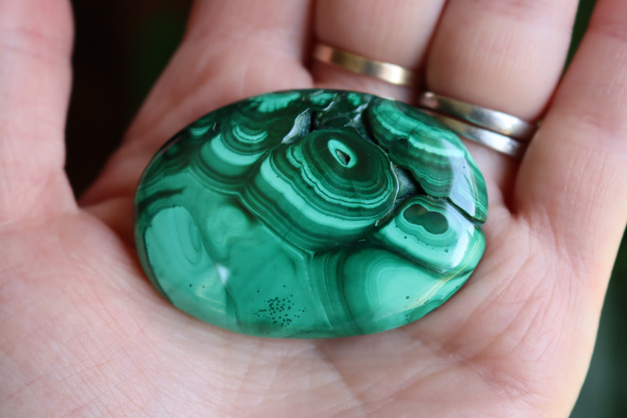 Malachite pocket stone 10 new