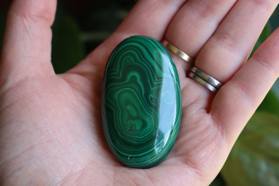 Malachite pocket stone 11 new