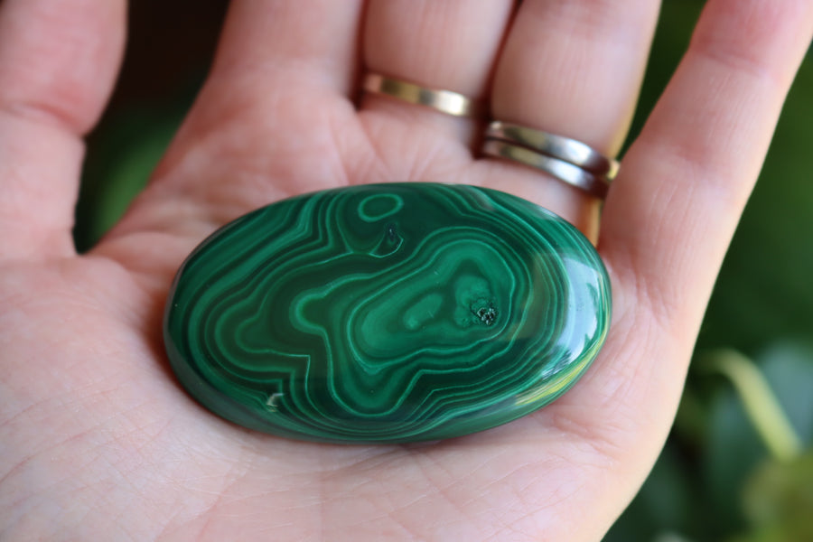 Malachite pocket stone 11 new