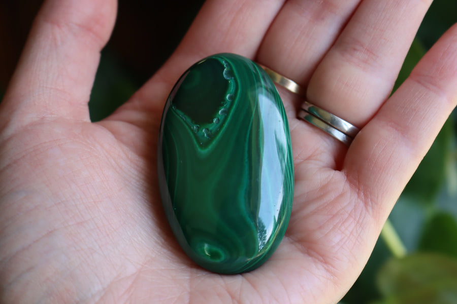 Malachite pocket stone 11 new