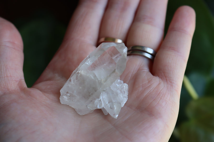 Clear quartz cluster 3 new