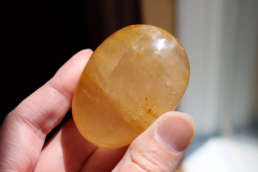 Golden healer pocket stone 17 new