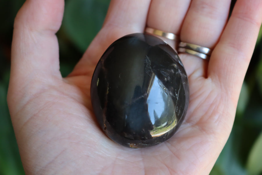 Black moonstone pocket stone 2 new