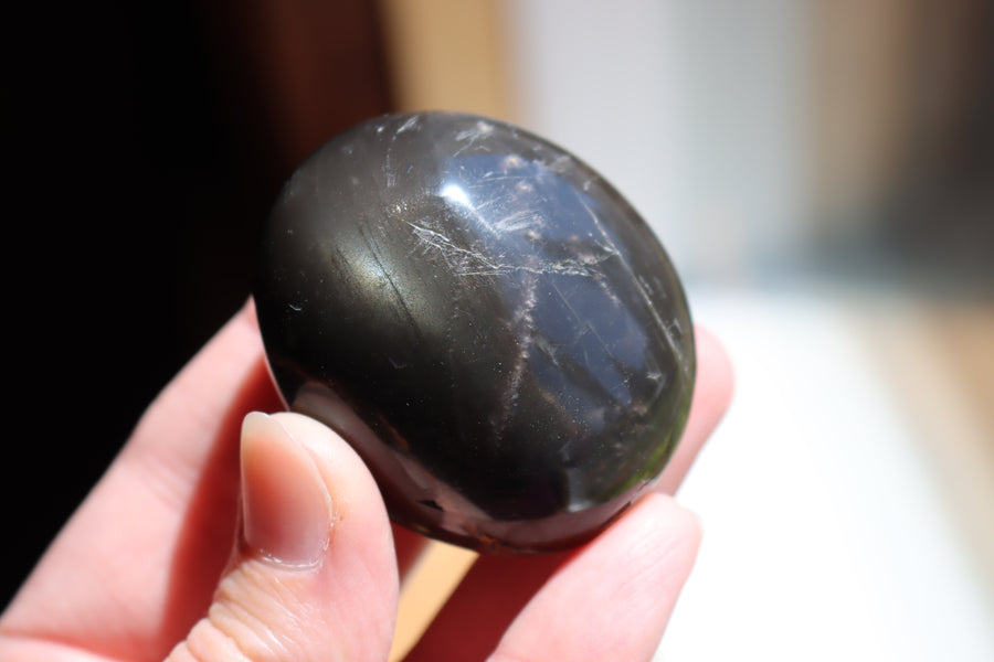 Black moonstone pocket stone 2 new