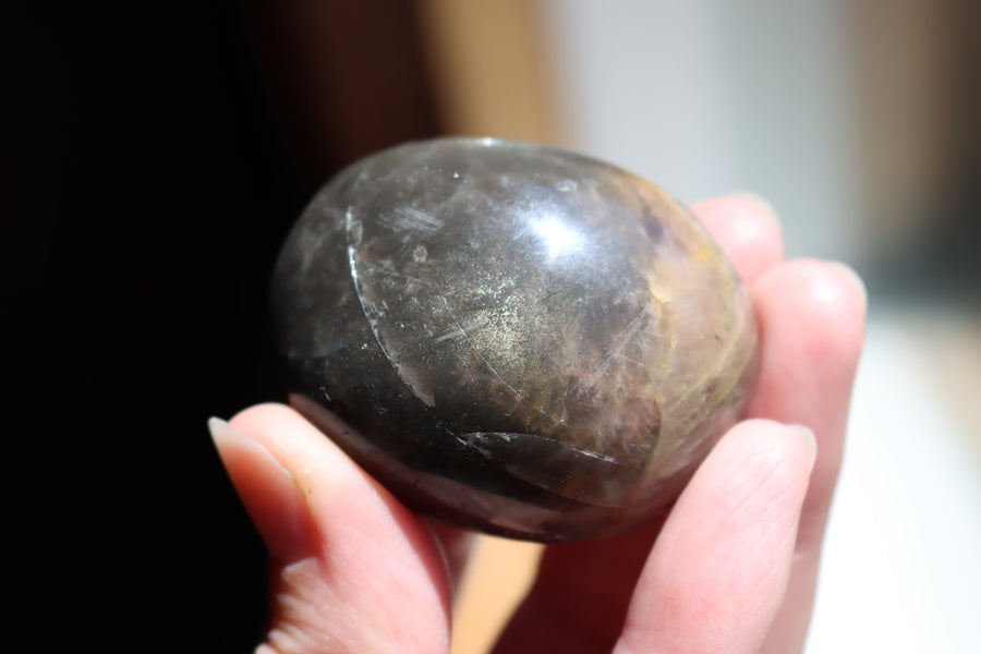 Black moonstone pocket stone 3 new