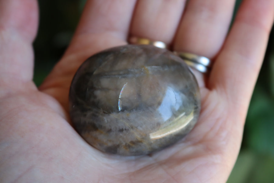 Black moonstone pocket stone 5 new