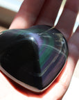 Rainbow obsidian heart 1 new