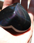 Rainbow obsidian heart 1 new