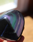 Rainbow obsidian heart 1 new