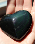 Rainbow obsidian heart 2 new