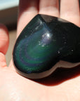 Rainbow obsidian heart 2 new