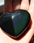 Rainbow obsidian heart 2 new