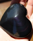 Rainbow obsidian heart 3 new