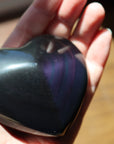 Rainbow obsidian heart 3 new