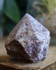 Semi polished lepidolite tower 1 new