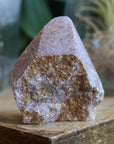 Semi polished lepidolite tower 2 new