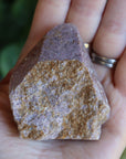 Semi polished lepidolite tower 2 new