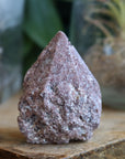 Semi polished lepidolite tower 3 new