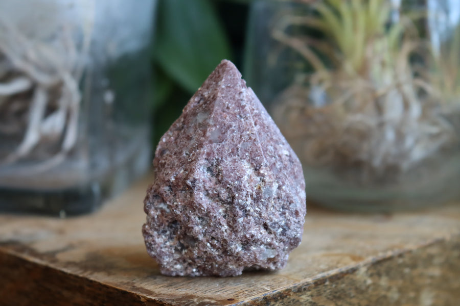 Semi polished lepidolite tower 3 new