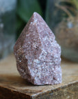 Semi polished lepidolite tower 3 new