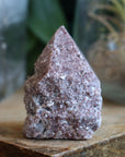 Semi polished lepidolite tower 3 new