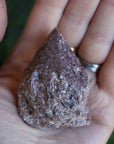 Semi polished lepidolite tower 3 new