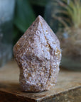 Semi polished lepidolite tower 4 new