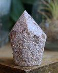 Semi polished lepidolite tower 4 new