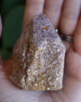 Semi polished lepidolite tower 4 new