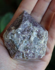 Semi polished lepidolite tower 5 new