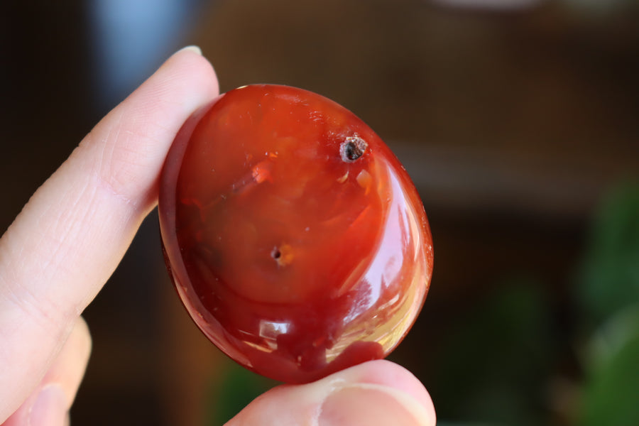 Carnelian pocket stone 10 new