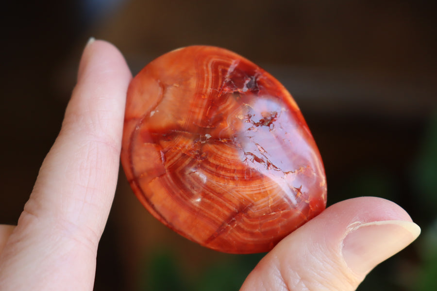 Carnelian pocket stone 11 new