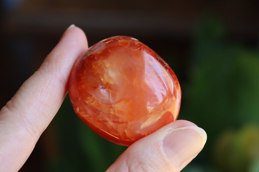 Carnelian pocket stone 13 new