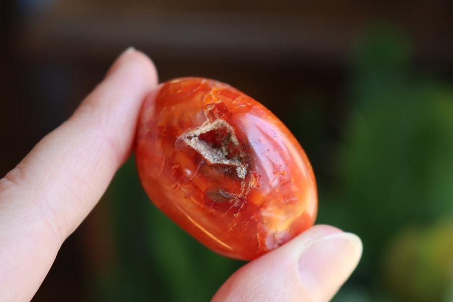 Carnelian pocket stone 13 new