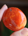 Carnelian pocket stone 13 new