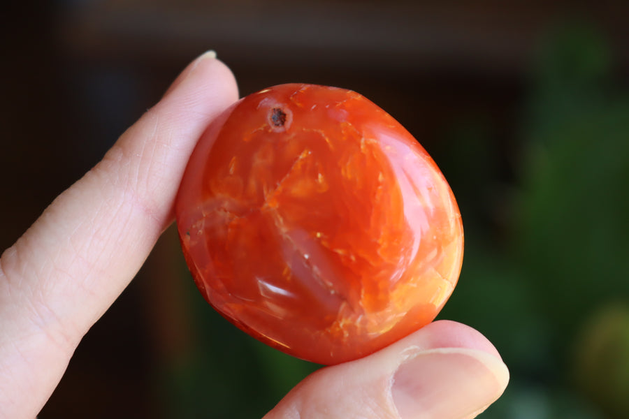 Carnelian pocket stone 13 new