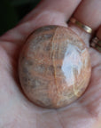 Peach moonstone pocket stone 1 new