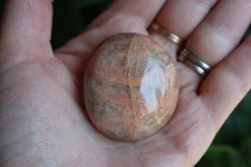 Peach moonstone pocket stone 1 new